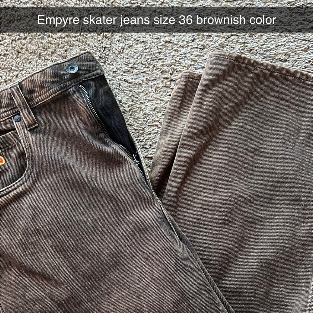 Empyre skater jeans brownish washed color